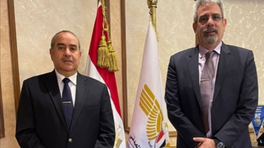 وزير الطيران مع نائب رئيس الاياتا