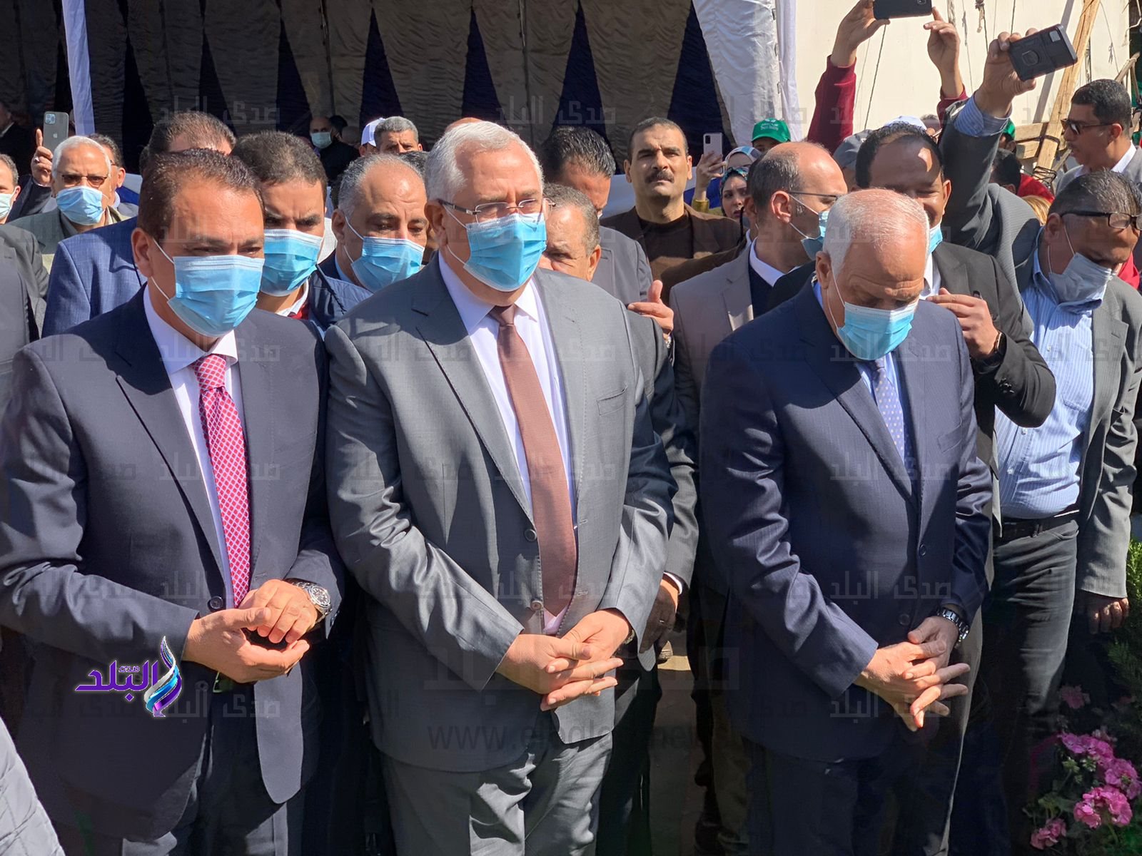 وزير الزراعة بمعرض الزهور