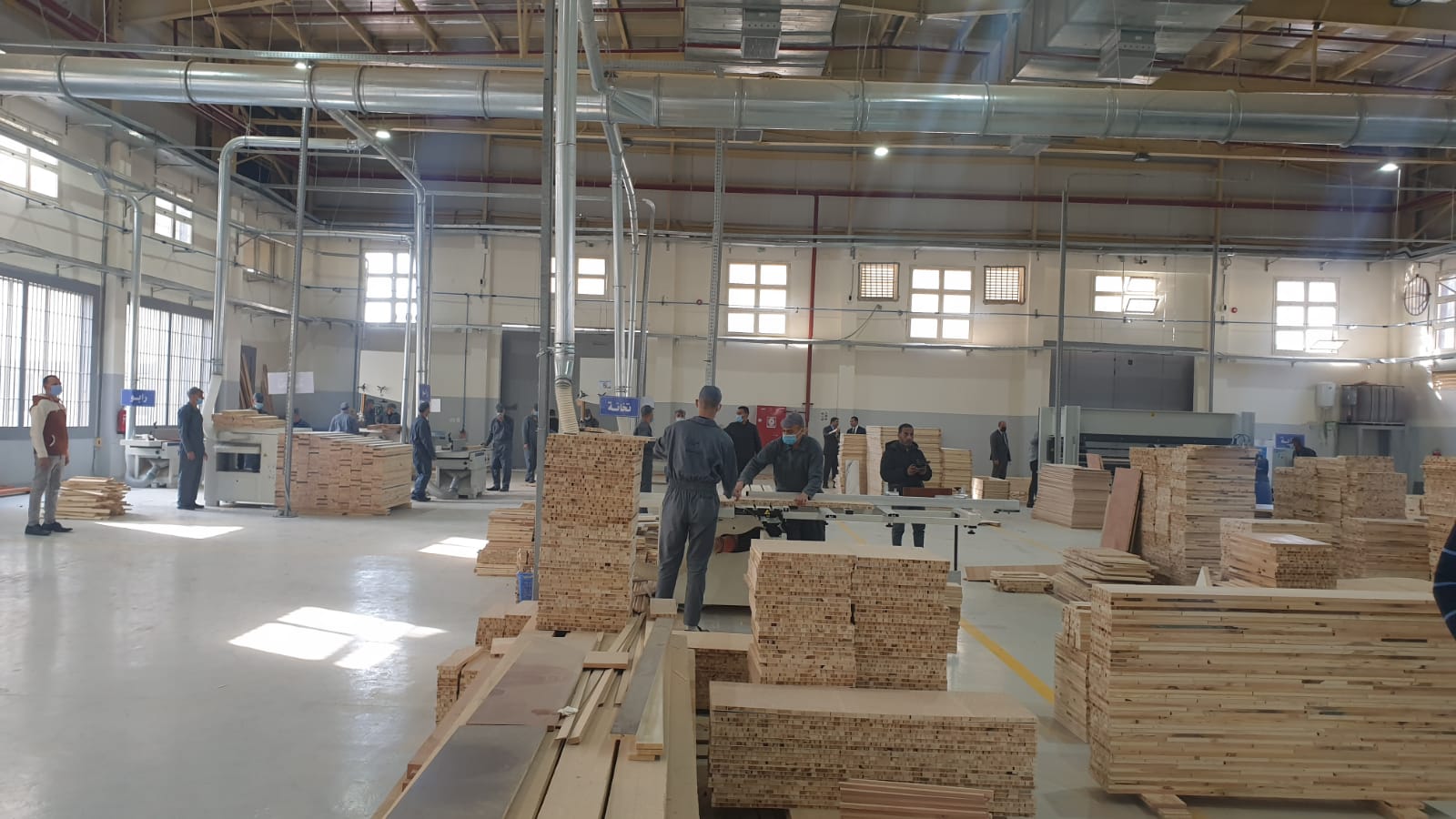 جانب من الزيارة