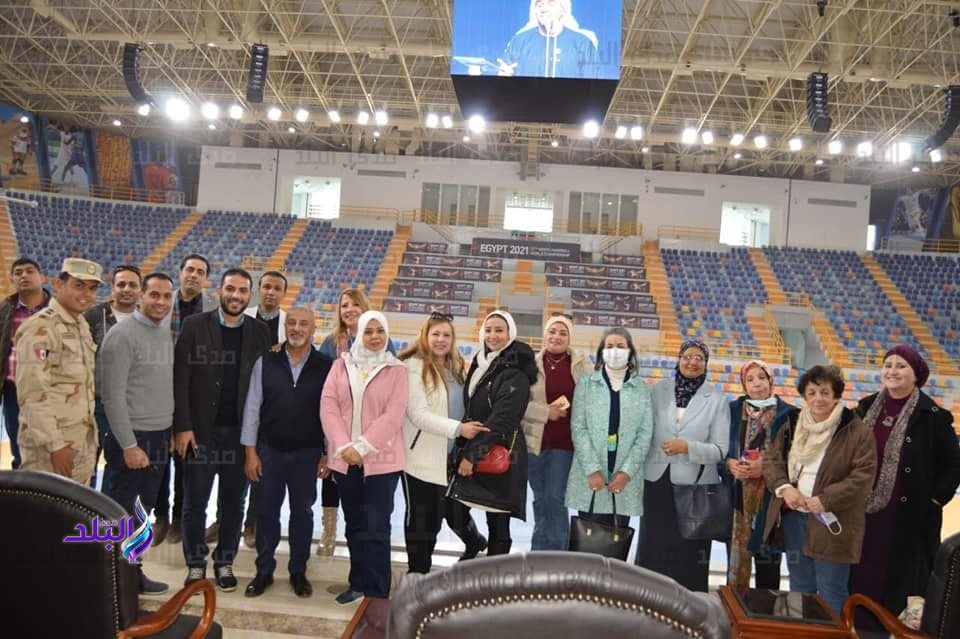 جانب من زيارة جامعة عين شمس العاصمة الادارية الجديدة