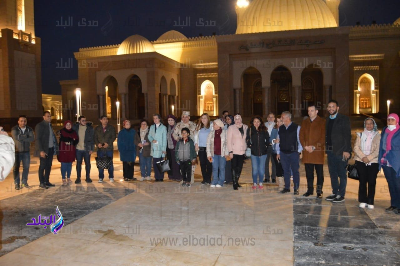 جانب من زيارة جامعة عين شمس العاصمة الادارية الجديدة