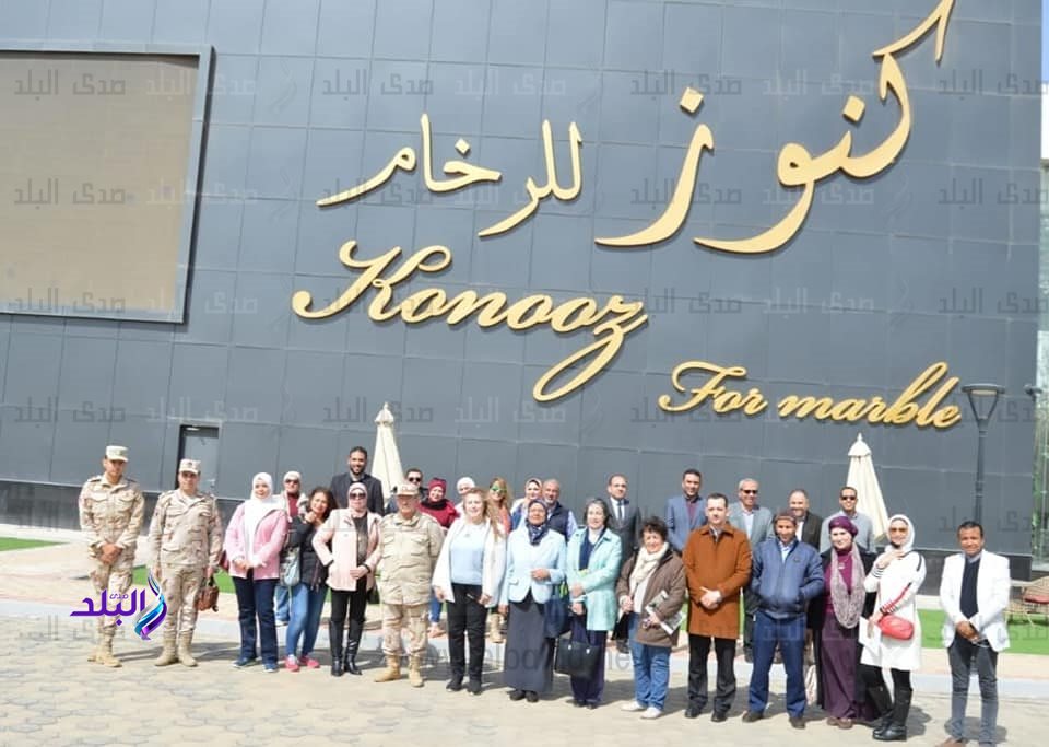 جانب من زيارة جامعة عين شمس العاصمة الادارية الجديدة