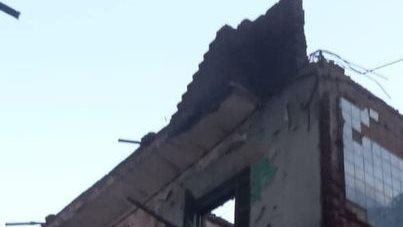 إزالة الخطورة الداهمة بعقار في الإسكندرية