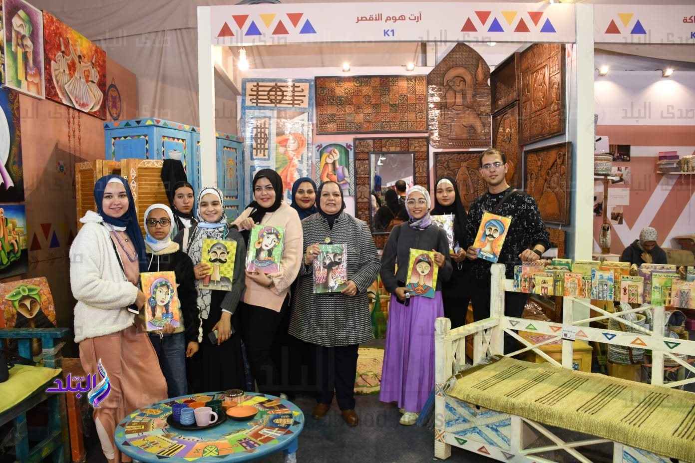 زيارة جامعة عين شمس لمعرض 