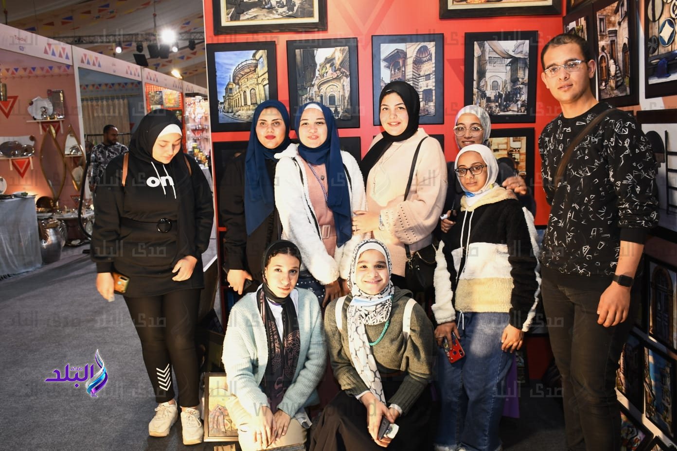 زيارة جامعة عين شمس لمعرض 