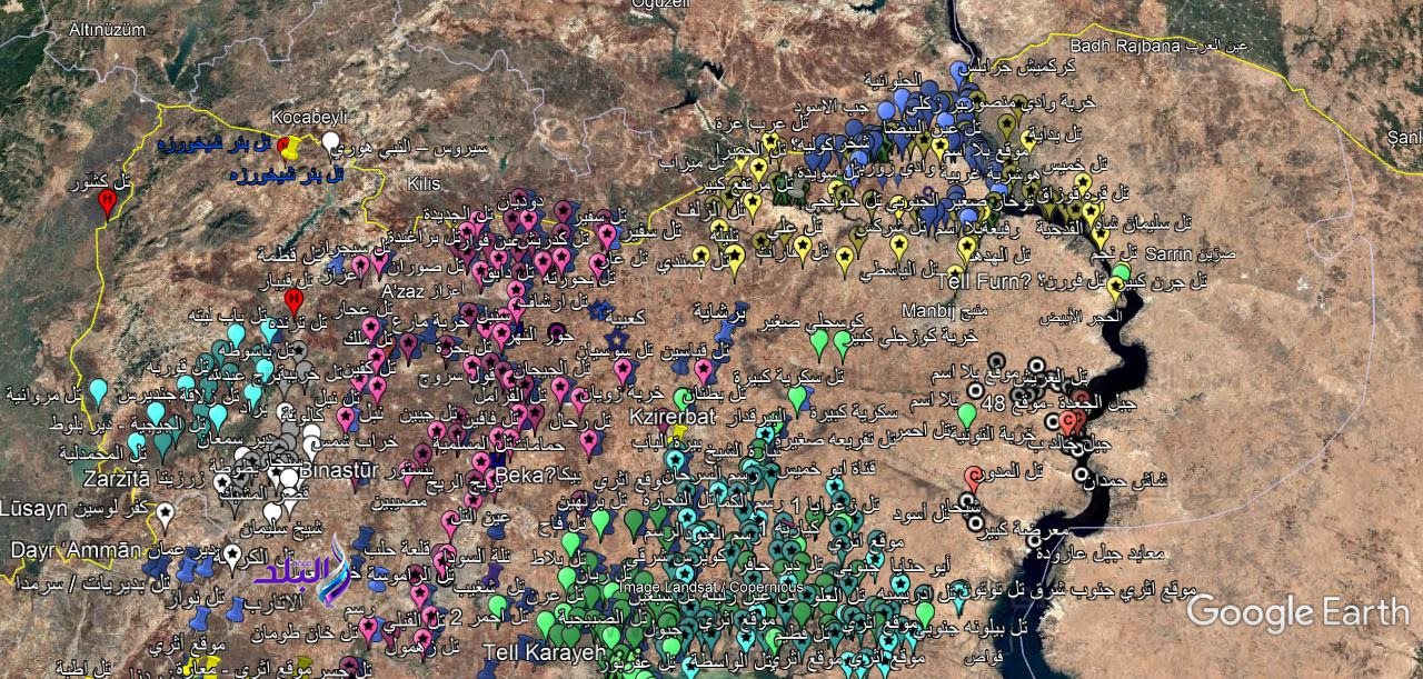 خريطة سوريا