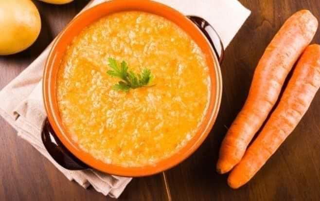 طريقة عمل شوربة الشوفان بالبطاطس والجزر 