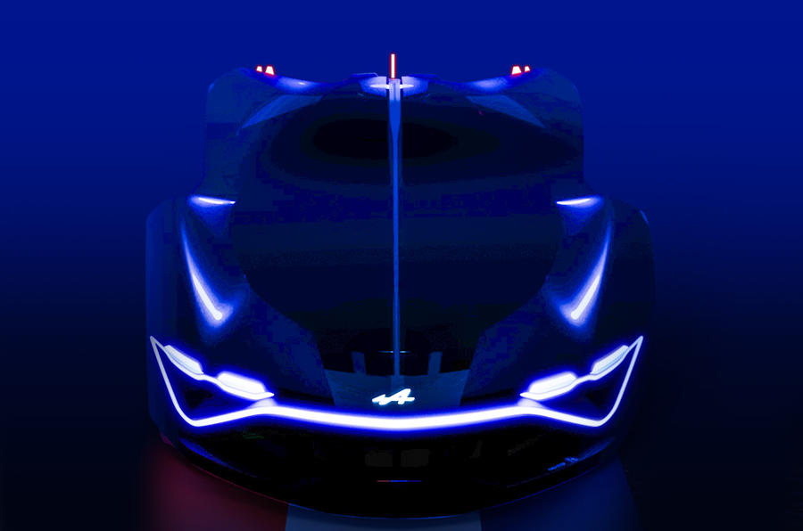 Alpine A4810 .. سيارة خارقة جديدة تعمل بالوقود الهيدروجيني