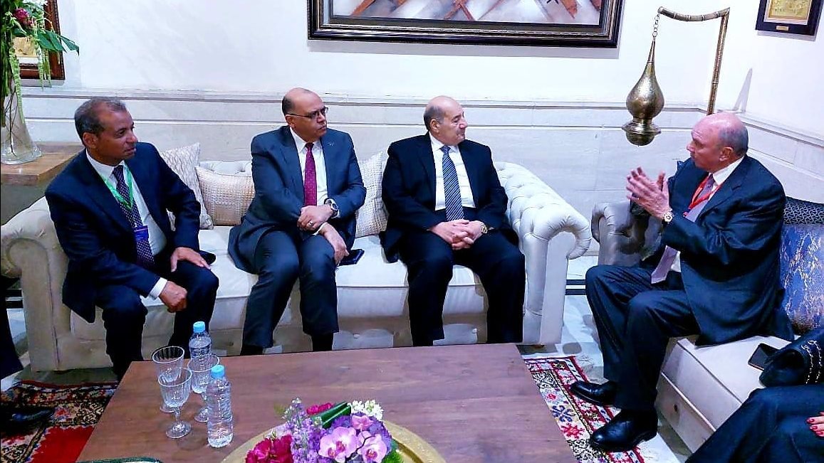 رئيس مجلس الشيوخ المصرى يلتقى برئيس مجلس الأعيان بالأردن