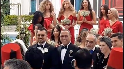 أشرف عبد الباقي في حفل زفاف ابنته 