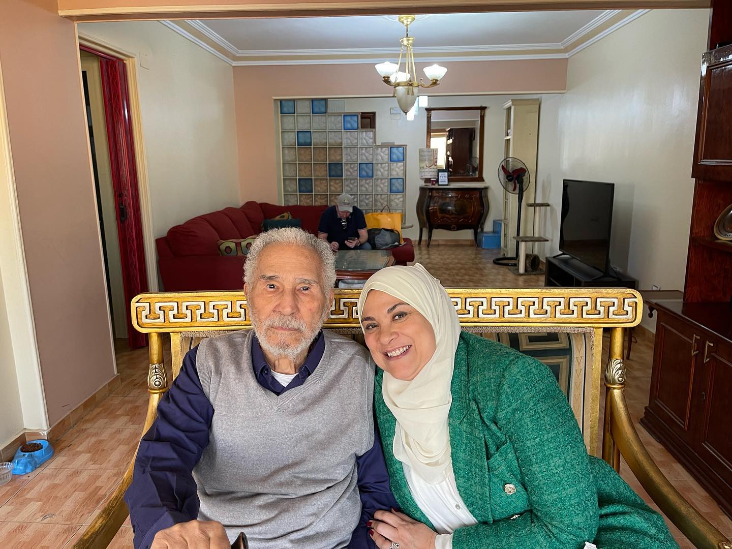 عبد الرحمن أبو زهرة وابنته