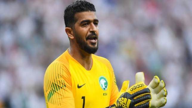 عبد الله المعيوف حارس منتخب السعودية
