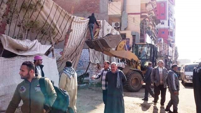 ازالة تعديات علي الأراضي الزراعية