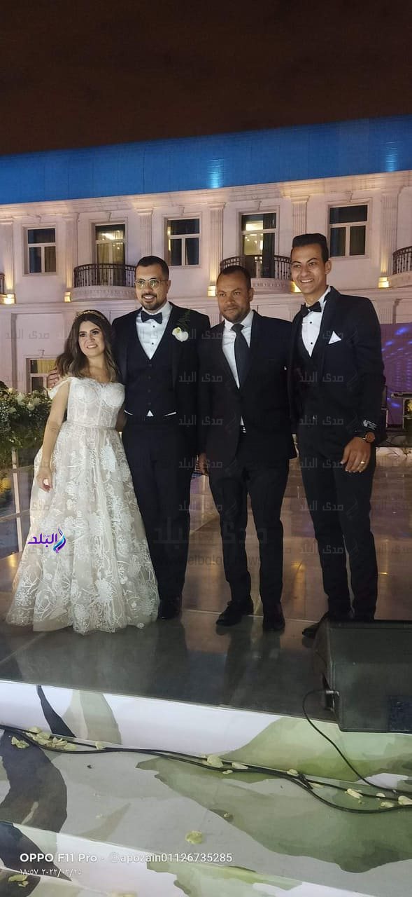 حفل زفاف ابنة أشرف عبد الباقي 