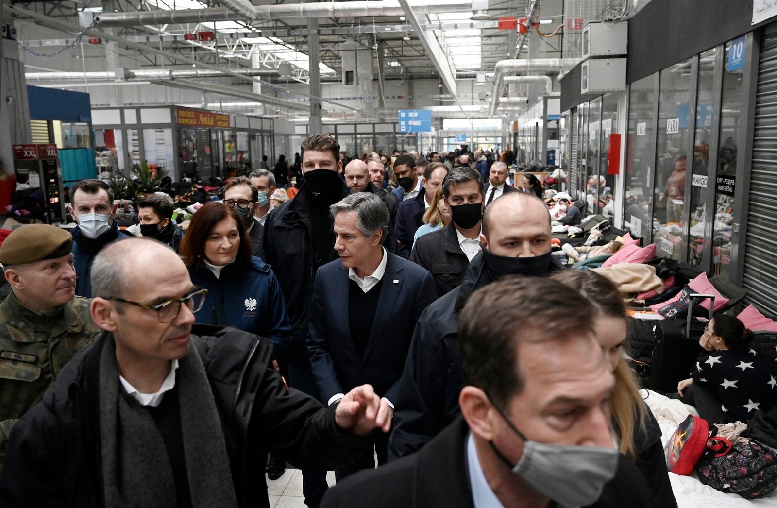 من زيارة بلينكن للأجئين على الحدود البولندية