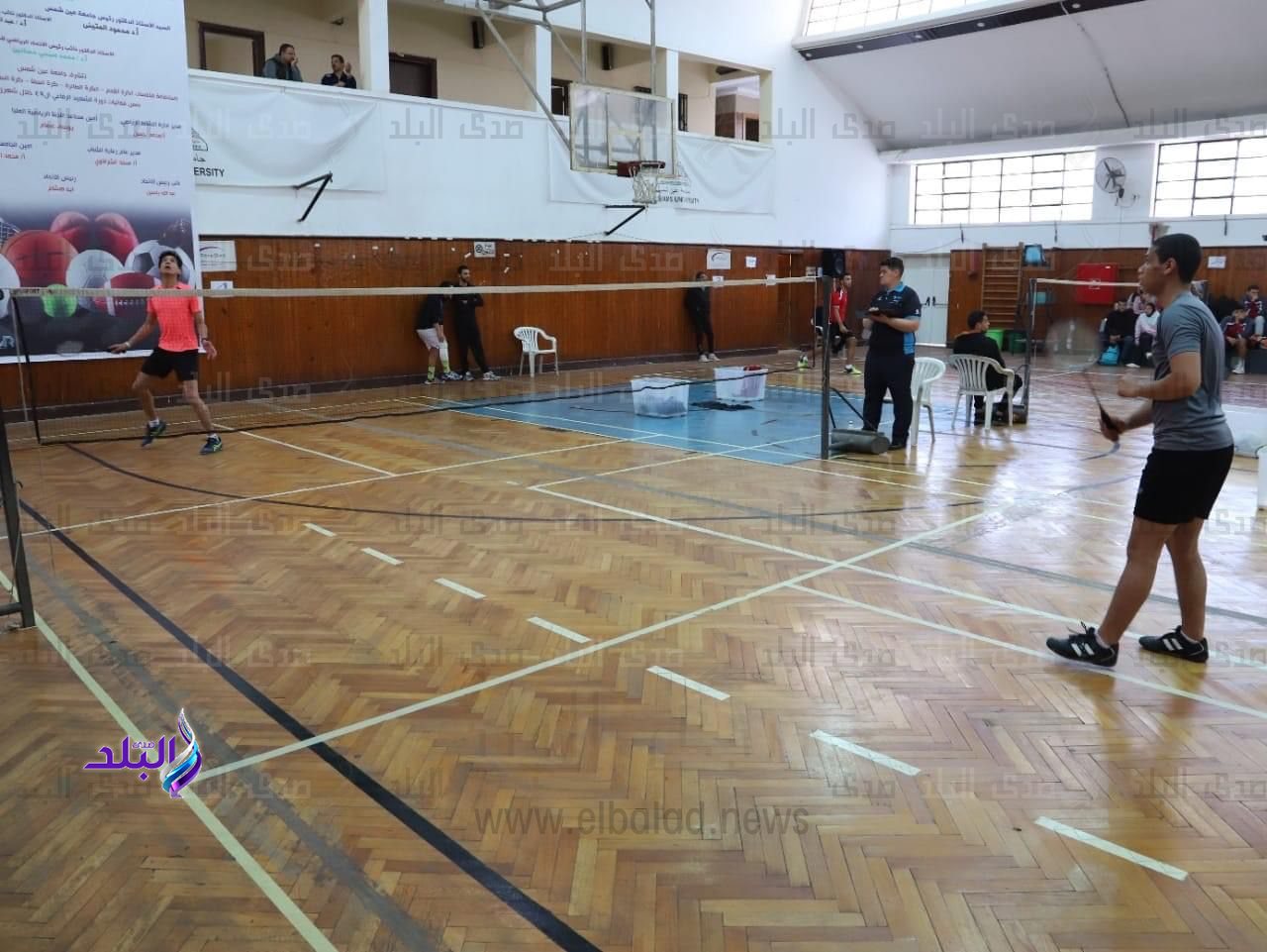 منتخب الريشة الطائرة لجامعة عين شمس 