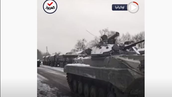دبابات روسية تتقدم داخل كييف