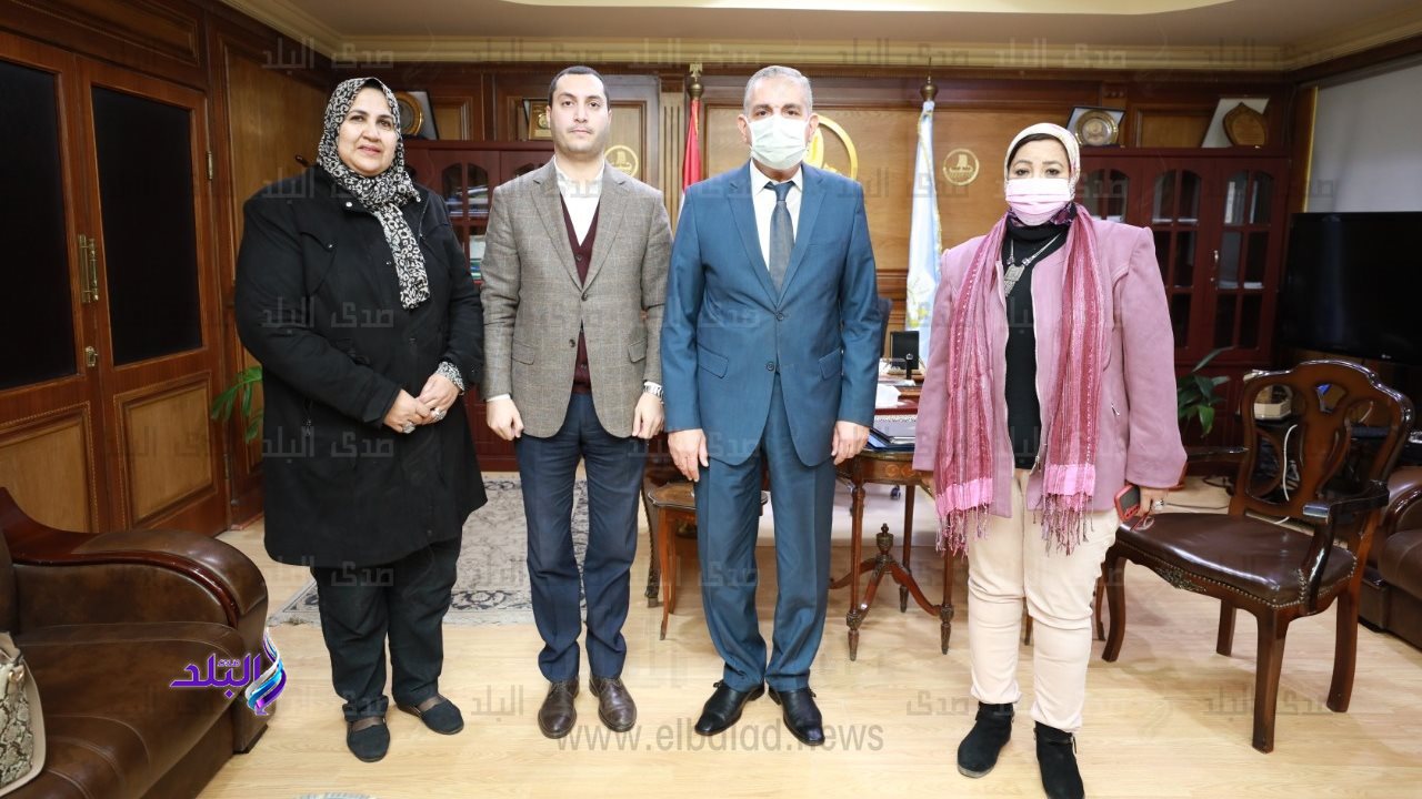 محافظ كفر الشيخ يستقبل وكيل وزارة الصحة
