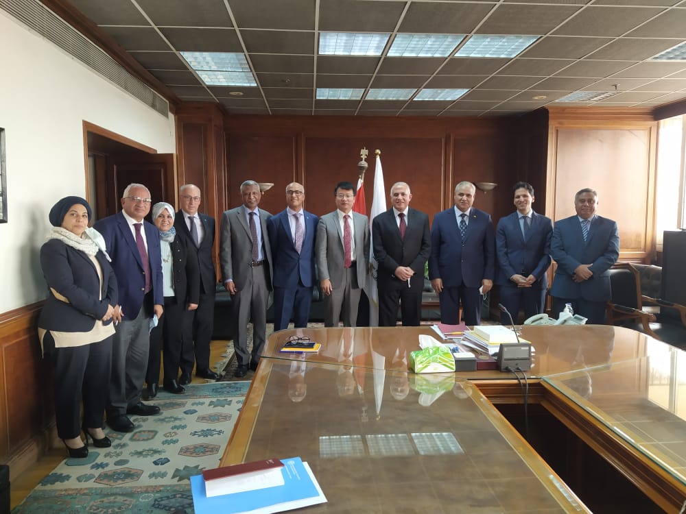 اجتماع وزير الرى