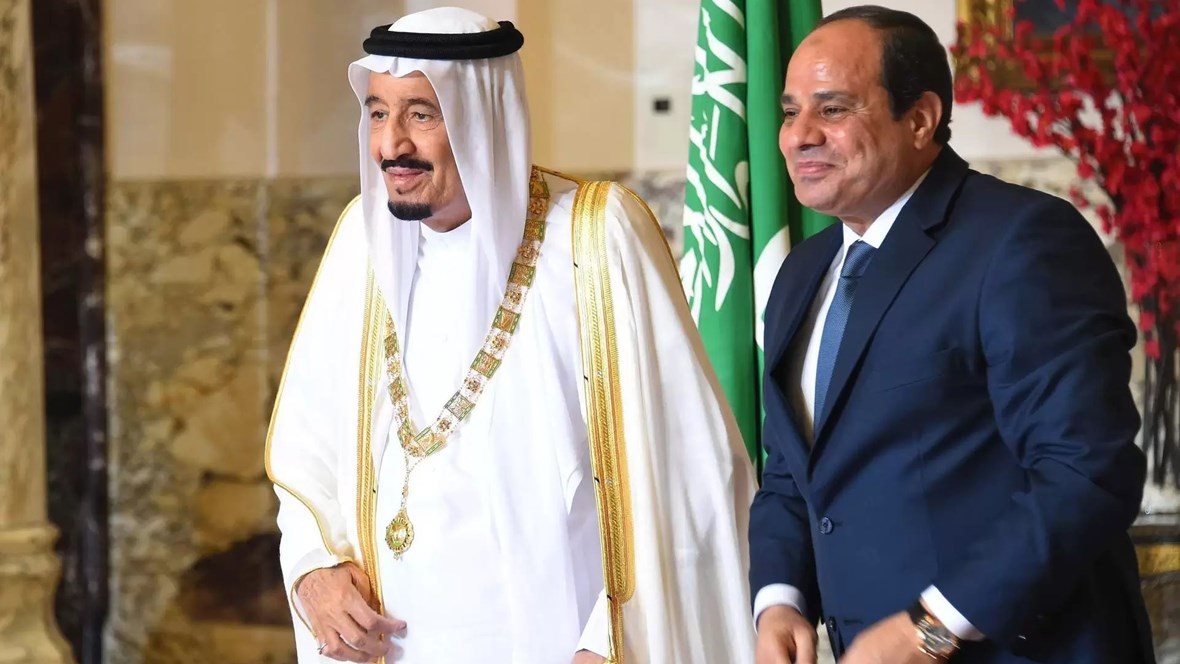 الرئيس السيسي والملك سليمان