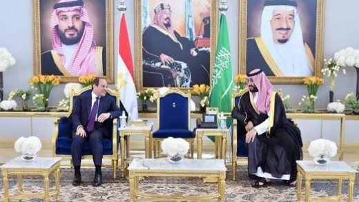 الرئيس السيسي والملك سليمان