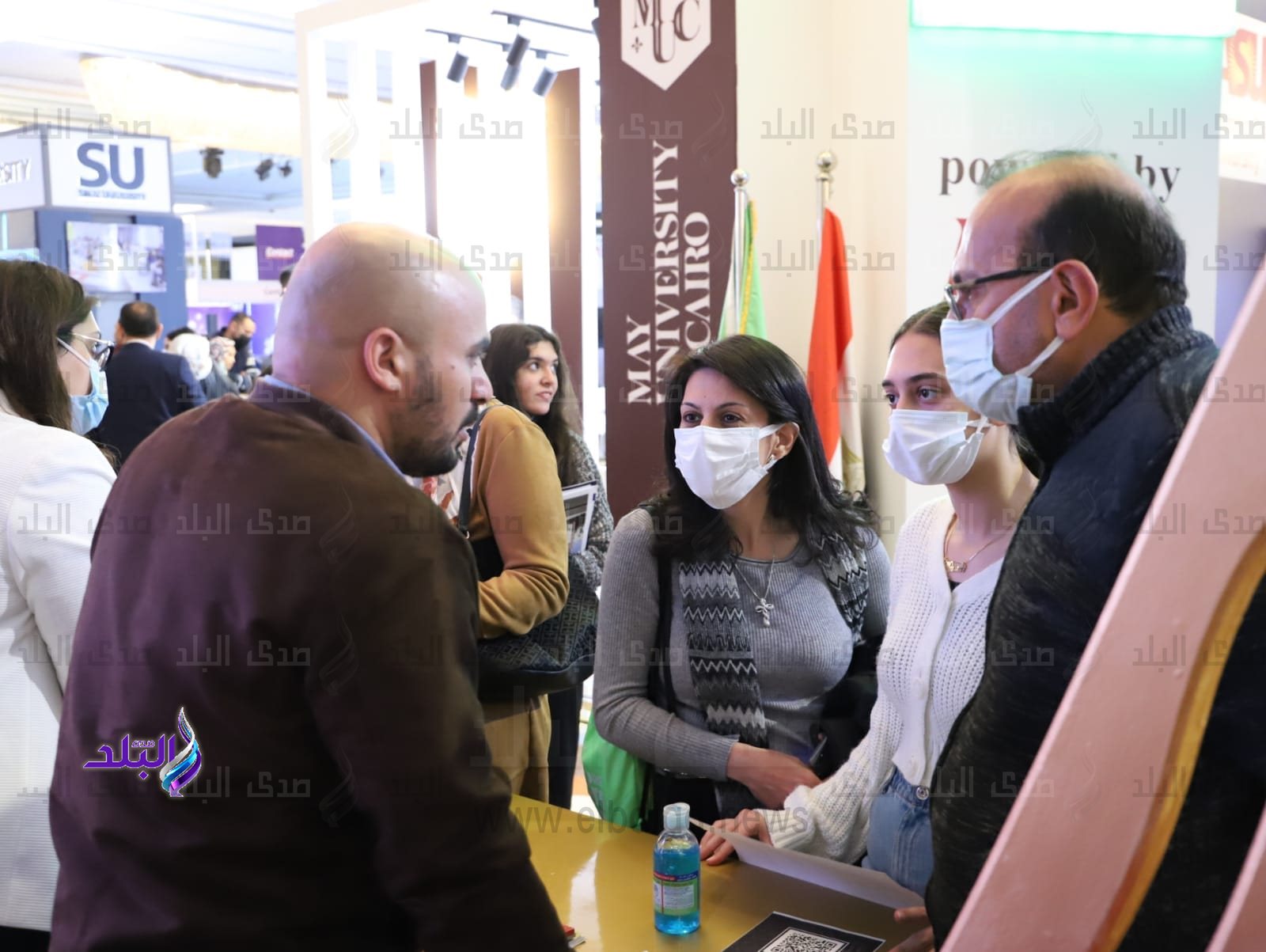 جناح جامعة عين شمس بالملتقى الدولي للجامعات والمنح EDUGATE