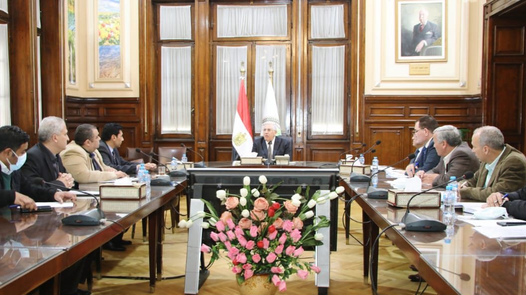 اجتماع وزير الزراعة