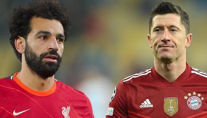 ليفاندوفسكي ومحمد صلاح