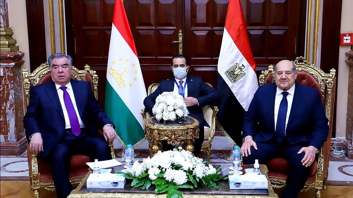 رئيس مجلس الشيوخ يلتقى رئيس طاجيستان