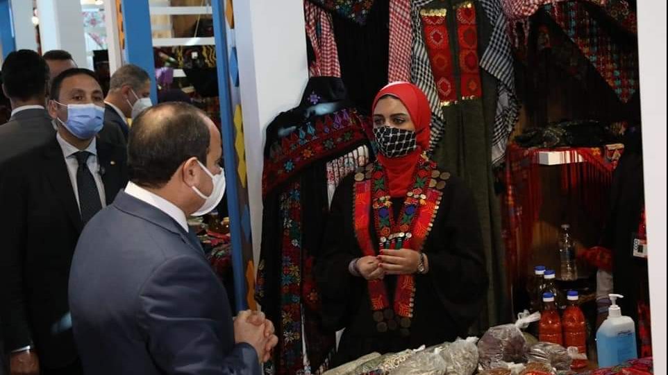 منتجات بيئية من أعمال المراة السيناوية