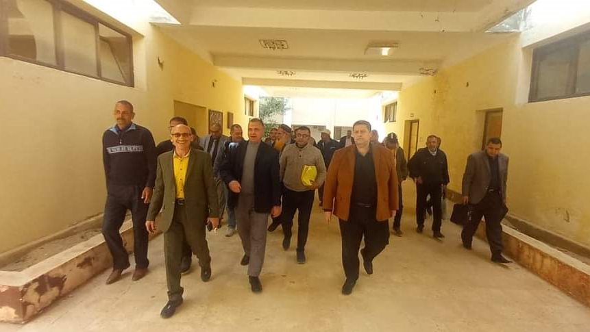 تفقد سير العمل في المدارس بسيناء