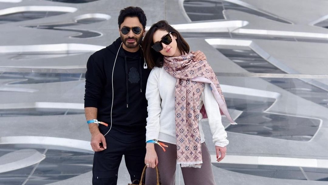 تامر حسني وزوجته