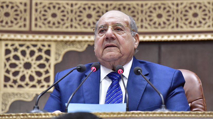 المستشار عبد الوهاب عبد الرازق رئيس مجلس الشيوخ