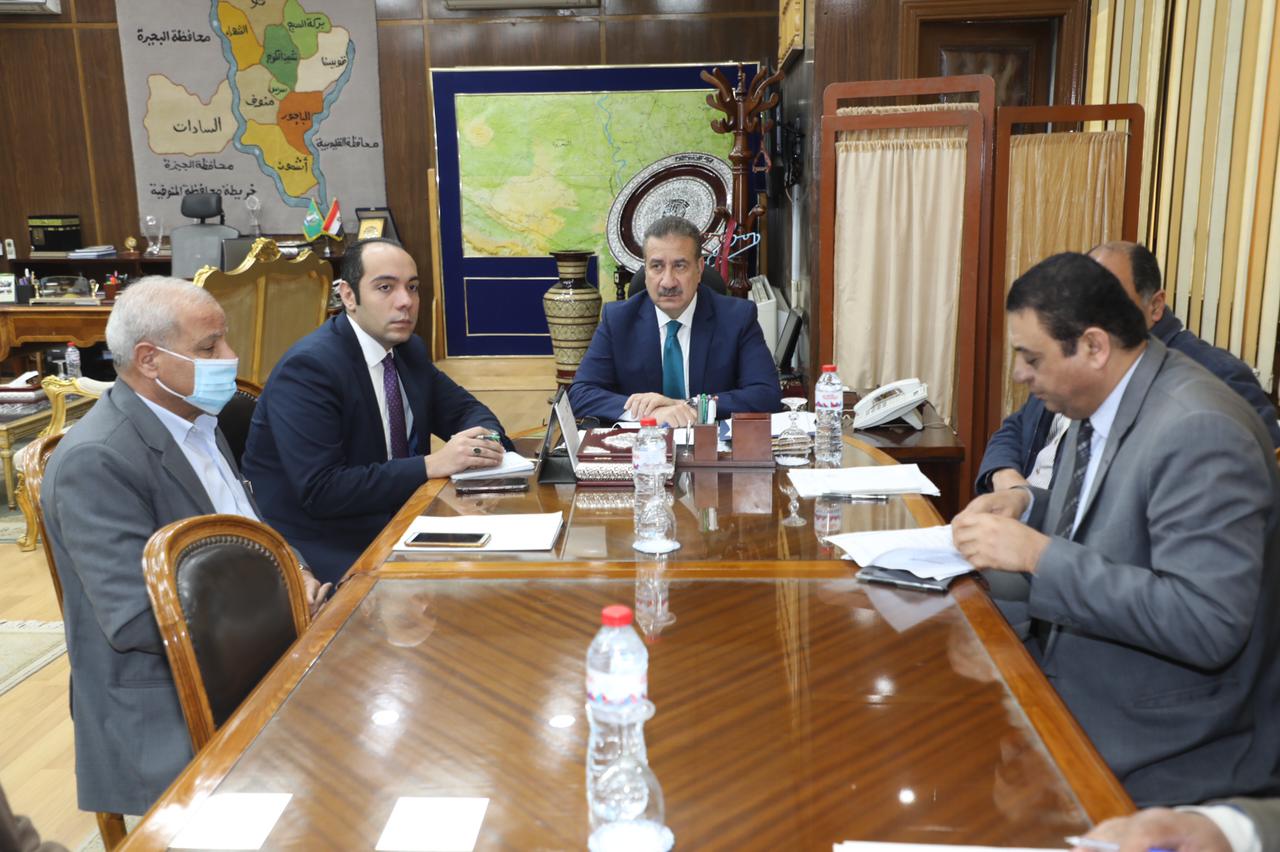 اجتماع محافظ المنوفية