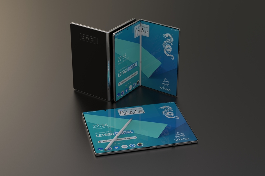تسريبات تكشف أول صور لهاتف فيفو vivo X Fold القابل للطي
