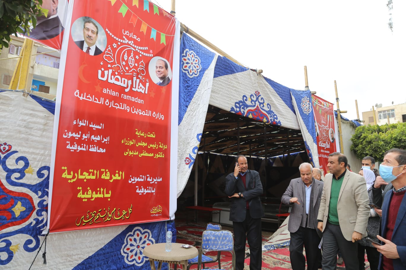 تجهيزات معارض اهلا رمضان بالمنوفية