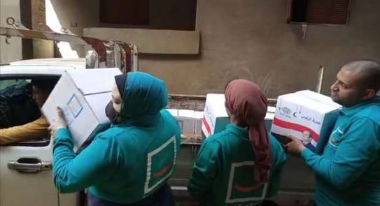 توزيع 200 ألف صندوق بالغربية