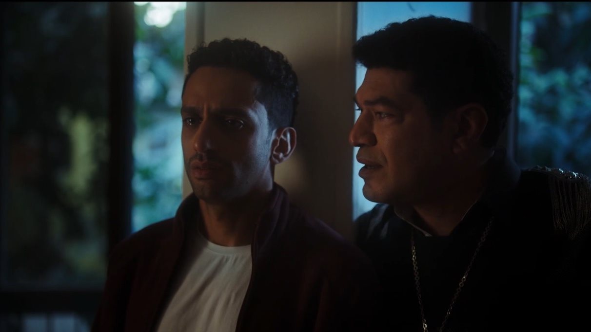 مشهد من مسلسل منورة بأهلها 