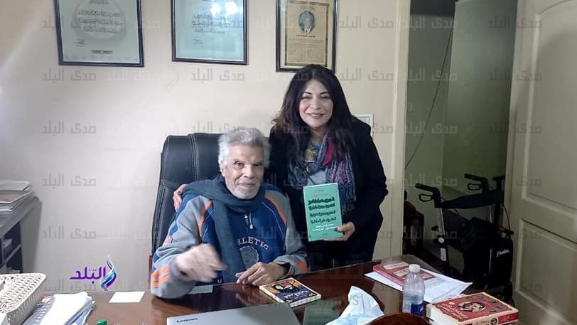 الكاتب إبراهيم عبدالمجيد والكاتبة ضحى عاصي