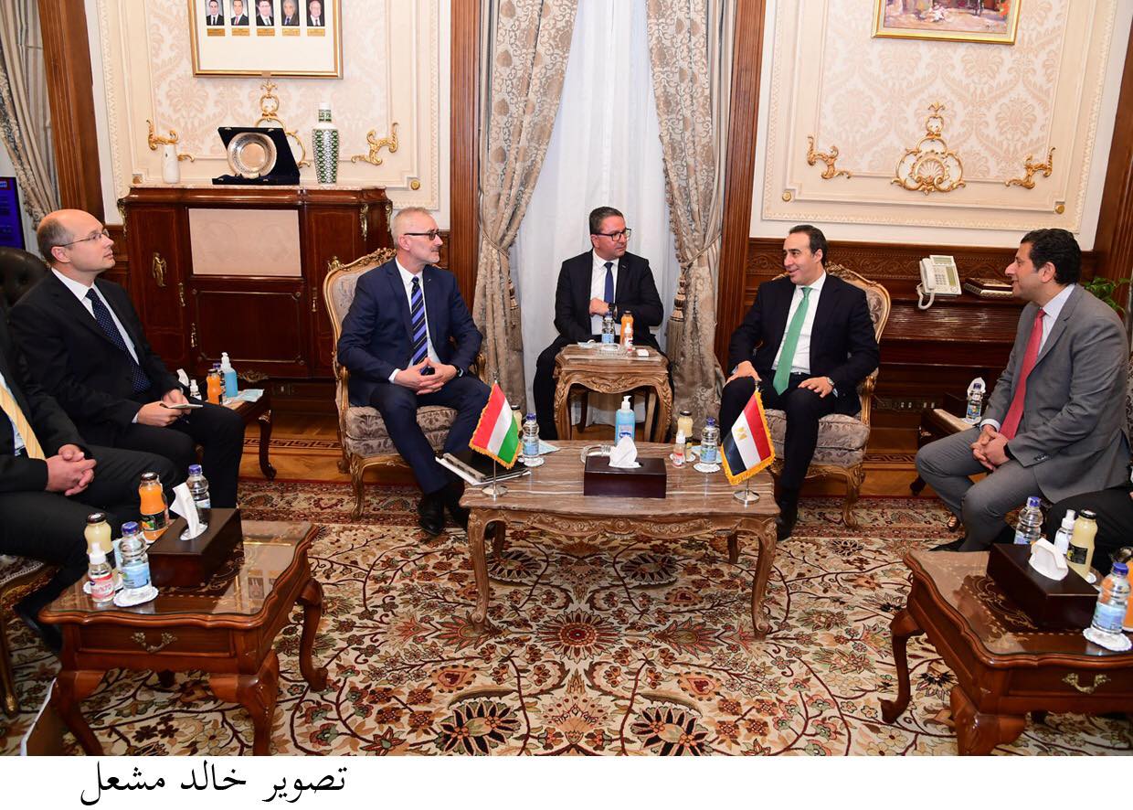 المستشار أحمد مناع أمين عام مجلس النواب  يستقبل نظيره المجري