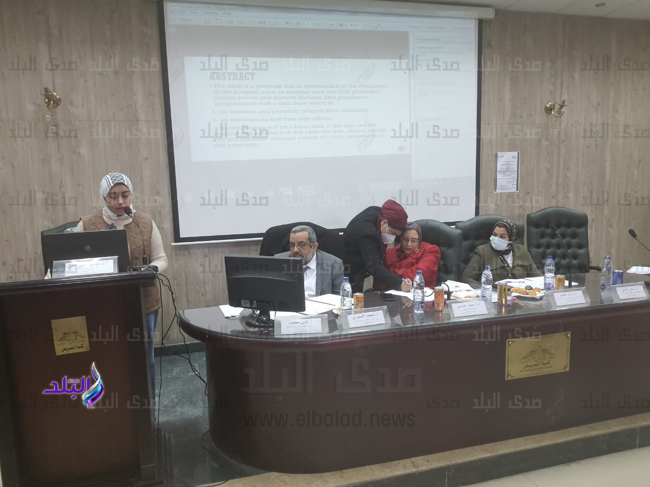 مسابقة مركز الابتكار وريادة الاعمال بتمريض عين شمس 