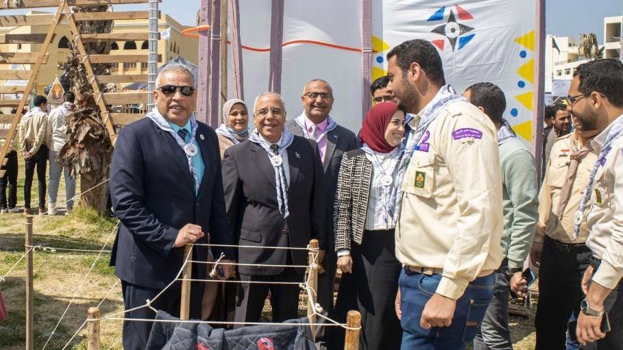افتتاح المهرجان الكشفي الـ16 لجوالي وجوالات جامعة طنطا