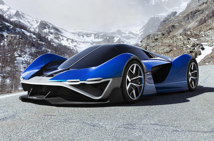 Alpine تكشف عن مفهوم A4810 كسيارة خارقة في عام 2035