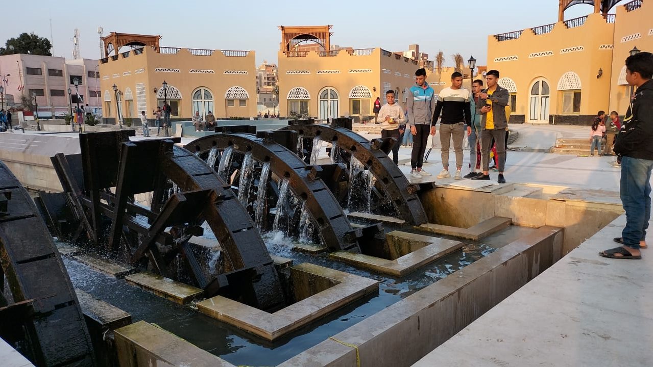زحام حول سواقى الفيوم