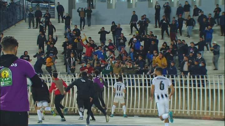 احتفال لاعبي وفاق سطيف