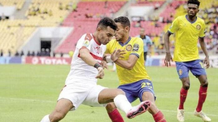 مباراة الزمالك وبيترو أتلتيكو 