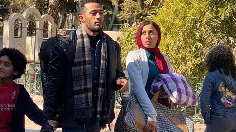 دينا الشربينى ومحمد رمضان 