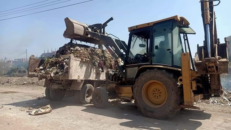 رفع القمامة والمخلفات بالمنيا 
