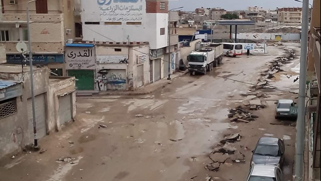 هبوب رياح باردة علي سيناء