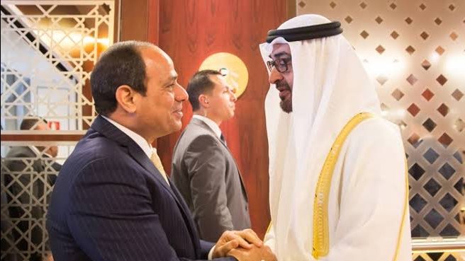 الرئيس السيسي والشيخ محمد بن زايد 